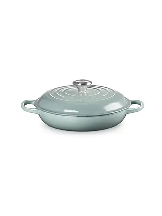 LE CREUSET | Gourmet-Profitopf "Signature" 26cm (ofenrot) | hellgrau